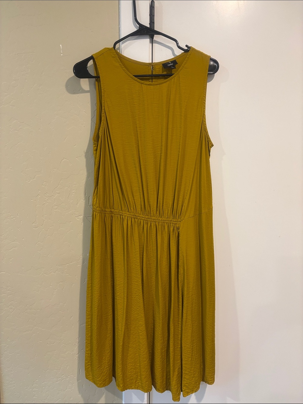 Massimo Sleeveless Mustard Dress